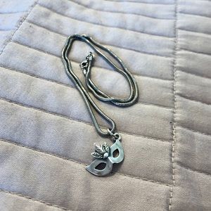 James Avery Necklace: Mask Charm and Chain!
